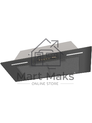 Вытяжка встраиваемая Korting KHI 9931 RN черный, 80 см, 950 куб. м/ч, 52 дБ