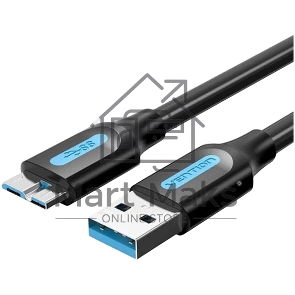 Кабель Vention USB 3.0 AM/micro B - 0,25м. Кабель Vention USB 3.0 AM/micro B - 0,25м.