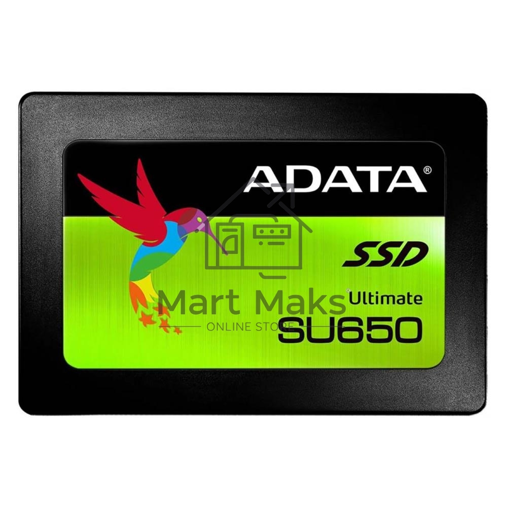 Накопитель SSD ADATA SU650, 960Gb, SATA III, 2.5