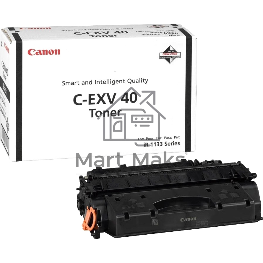 Картридж лазерный Canon C-EXV40 TONER BK EURC-EXV40 3480B006 черный (6000стр.) для Canon iR1133/1133A/1133iF