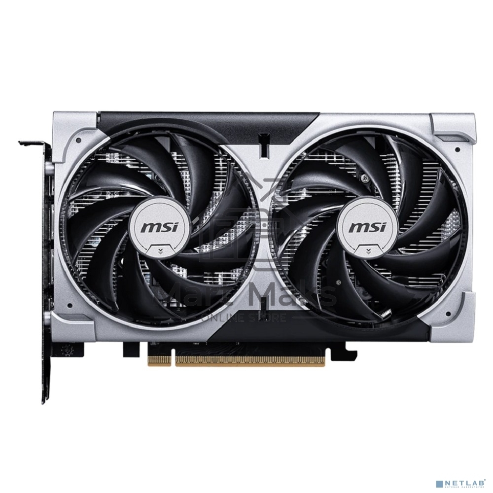 Видеокарта MSI RTX5060 8G VENTUS 2X OC RTX 5060 8Gb 128bit GDDR7 2527/28000 HDMIx1 DPx3 HDCP Ret