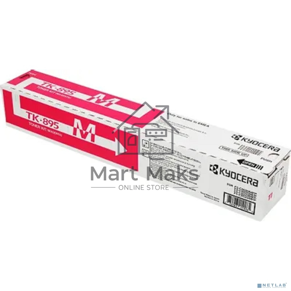Картридж лазерный Kyocera TK-895M (1T02K0BNL0) пурпурный для FS-C8020MFP/C8025MFP/FS-C8520MFP/C8525MFP 6000 стр