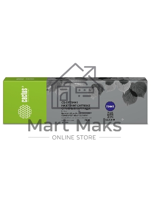 Картридж струйный Cactus CS-EPT9441 (T9441) черный (66 мл) для Epson WorkForce WF-C5290DW/WF-C5790DW