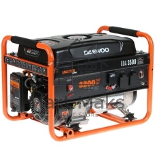 Генератор DAEWOO GDA 3500E 2.8/3.2 кВт 230В 208см3 7.0лс 15л 2х230В 42кг
