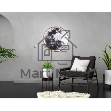 Настенно-потолочный светодиодный светильник Ambrella light FW11114 BK черный 38W LED 3000-6400K D600*38