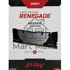 Оперативная память Kingston Fury Renegade, DDR4, 16GB (2x8GB), 4600MHz, CL19, DIMM, с радиатором, черный