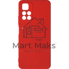 Чехол (клип-кейс) BORASCO Microfiber Case, для Xiaomi Poco M4 Pro, красный