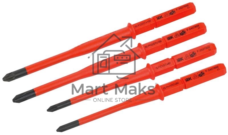 Набор диэлектрических жал SLIM PH/SL-PZ/SL 4шт ARMA2L 5 IEK A2L5-SH21D-BI-1-T2-304