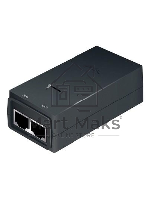 Сетевое оборудование UBIQUITI POE-24-12W(EU) блок питания с PoE, 220 VAC -> 24VDC, 0,5A - для абонентов