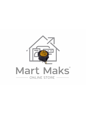 Выключатель клавишный Rexant круглый 250V 3А (3с) ON-OFF желтый с подсветкой Micro