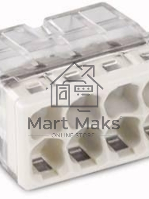 Клемма 8х(0.5-2.5мм) 8-х проводн. для распред. короб. (без п) WAGO 2273-208