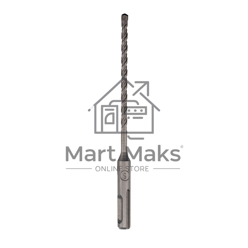 Набор буров по бетону Kranz 5-6-8-10х160 мм, 4 шт., в пластиковой коробке SDS PLUS