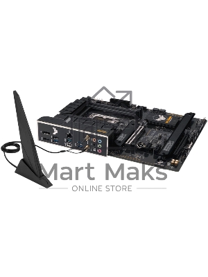 Материнская плата ASUS TUF GAMING B760-PLUS WIFI D4, LGA 1700, Intel B760, 4xDDR4, 4xSATA, 3xM.2, 1xPCI-E 5.0 x16, 1xPCI-E 3.0 x4, 1xUSB-A 3.2 Gen 2, 3xUSB-A 3.2 Gen 1, 1xUSB-C 3.2 Gen 2x2, 1x2.5Gb LAN, 5x3.5 мм, 7.1, Wi-Fi 6, Bluetooth 5.2, Standard-ATX
