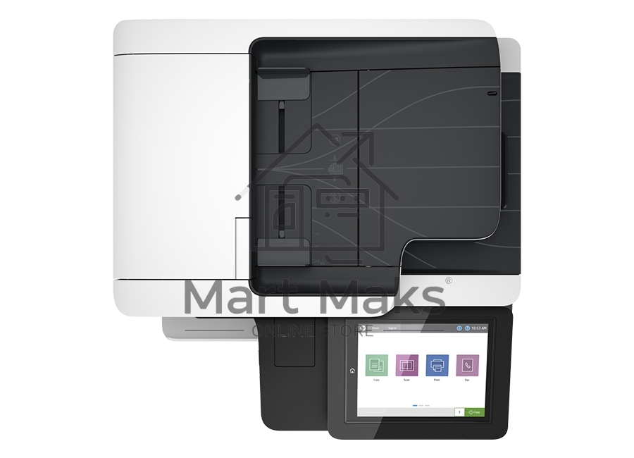 МФУ лазерный HP LaserJet Enterprise M528f (1PV65A), A4, ч/б, печ. до 43 стр/мин., скан. до 43 стр/мин. (ч/б) 38 стр/мин. (цвет), 1200 x 1200 dpi (печать) 600x600dpi (скан.), USB, RJ-45