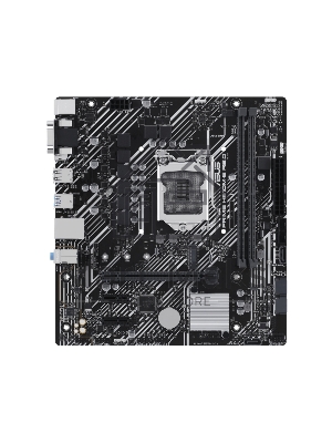 Материнская плата ASUS PRIME H510M-E R2.0, LGA 1200, Intel H470, 2xDDR4, 4xSATA, 1xM.2, 1xPCIe 4.0 x16, 2xPCIe x1, 1xHDMI, 1xDP, 1xVGA, 1x 1Gb LAN, 4xUSB-A 3.2 Gen 1, 2xUSB-A 2.0, 3x3.5 мм, 7.1, mATX
