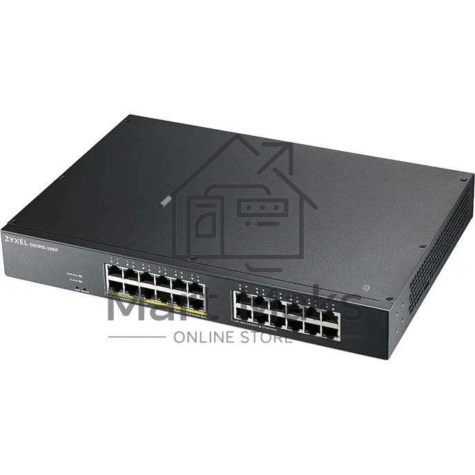 Коммутатор гибридныйSmart L2 PoE+ Zyxel NebulaFlex GS1915-24EP, rack 19
