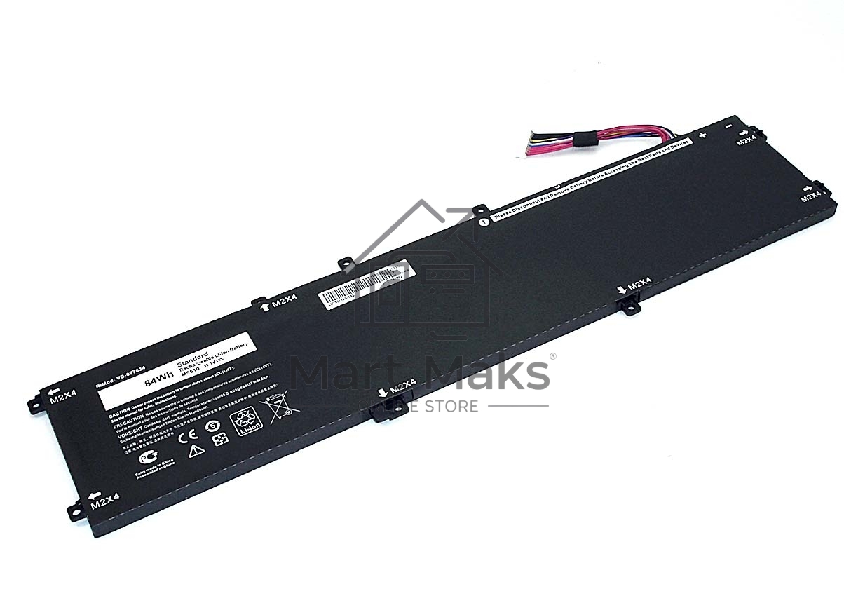 Аккумуляторная батарея для ноутбука Dell XPS 15 9550 11.4V 5200mAh OEM