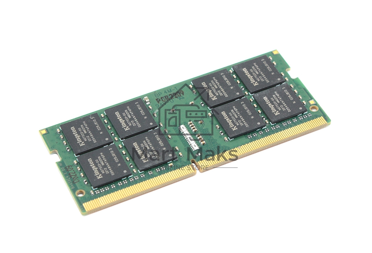 Оперативная память Kingston, DDR4, 32GB (1x32 GB), 3200 MHz, CL22, SO-DIMM