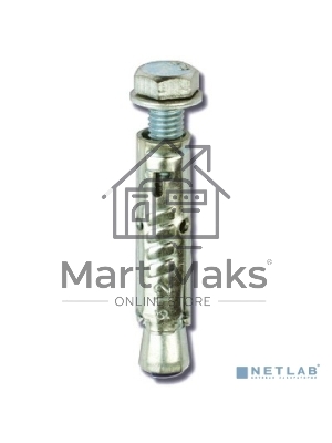 Анкер забивной М10 с болтом (уп.20шт) ДКС CM431060