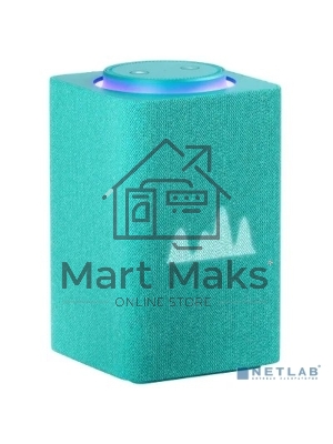 Умная колонка Yandex Станция Макс Zigbee Алиса 65W 1.0 BT/Wi-Fi 10м, (YNDX-00053TRQ), бирюзовый