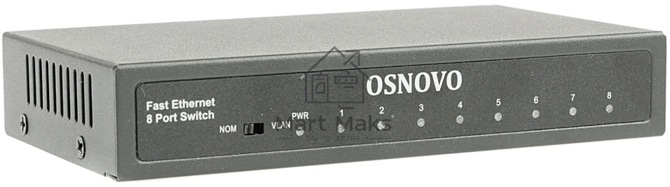 Коммутатор Osnovo SW-10800 неуправляемый