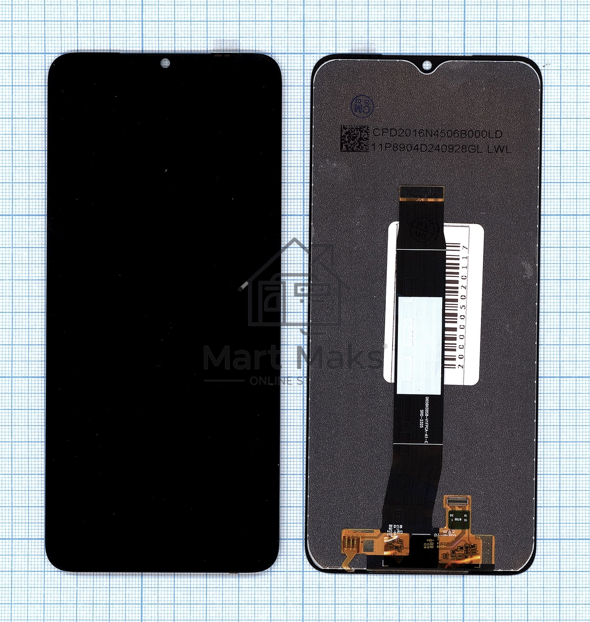 Дисплей для Umidigi G5 Mecha в сборе с тачскрином черный