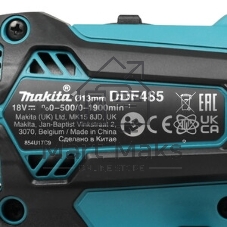Дрель-шуруповерт Makita DDF485Z, 18 В, 0 Ач, 50 Нм, бесщеточный