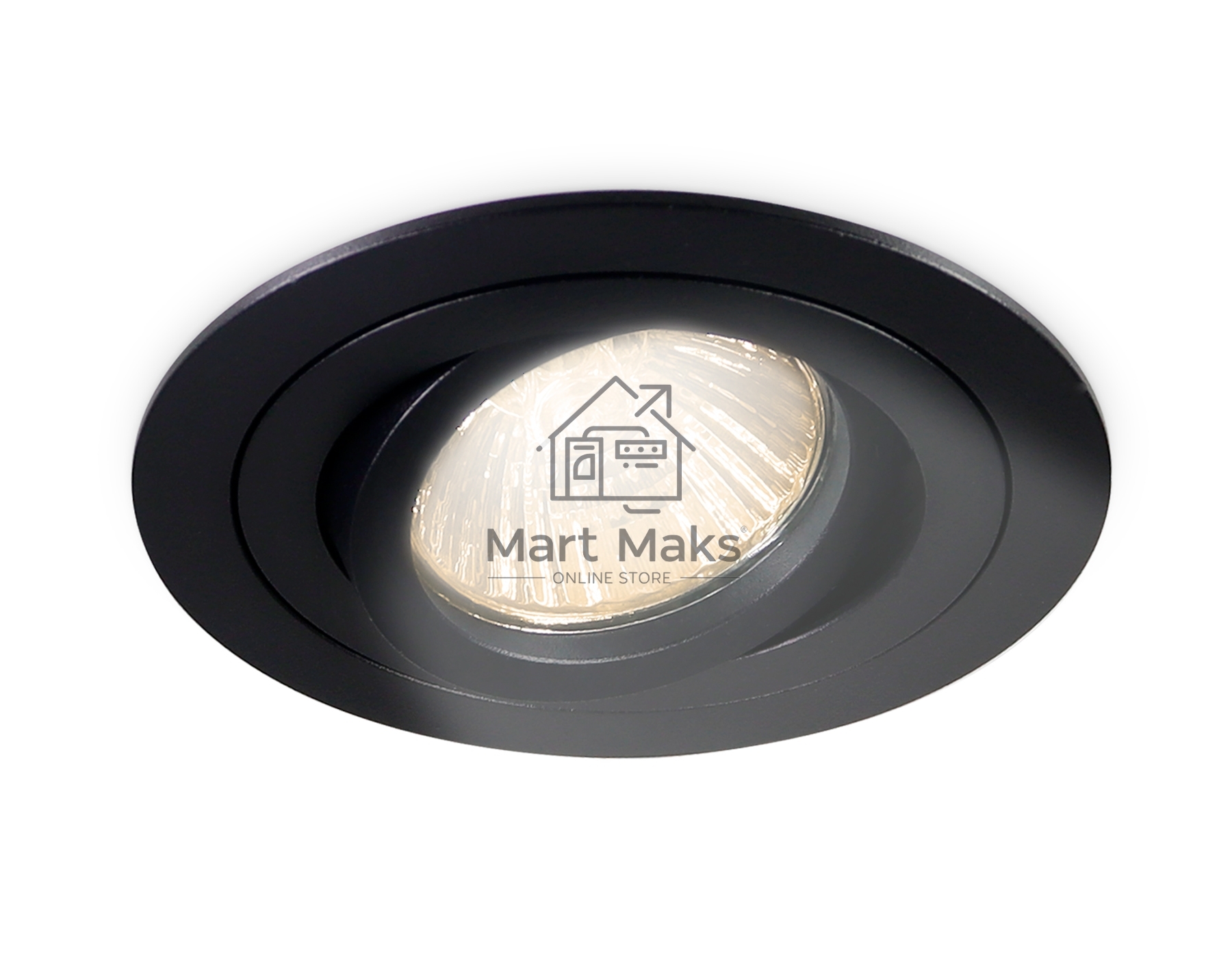 Светильник встраиваемый Ambrella light TN102502 BK черный GU5.3 D92*28
