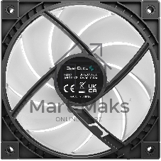 Вентилятор для корпуса Deepcool FD12 V2 ARGB 120х120x25 черный 4-pin 26.57дБ (R-FD12ARGBV2-BKAPN1-G) Ret