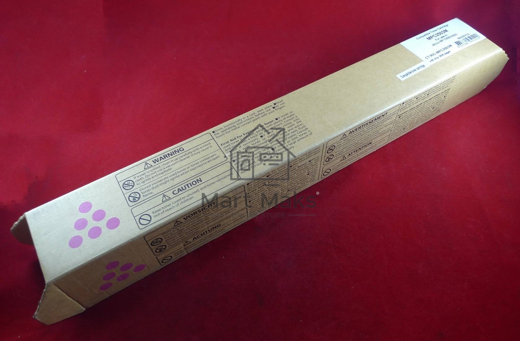 Картридж лазерный Ricoh Aficio MP C2003/2503 пурпурный, type MPC2503 (туба, 228г) JPN