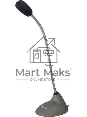 Микрофон компьютерный Defender MIC-111, серый, кабель 1,5 м