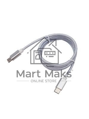 Кабель Type-C - Type-C 2,4A/1m/PVC/белый/Rexant