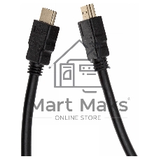 Кабель аудио-видео Cactus CS-HDMI.1.4-1.5 HDMI (m)/HDMI (m) 1.5м. позолоченные контакты черный