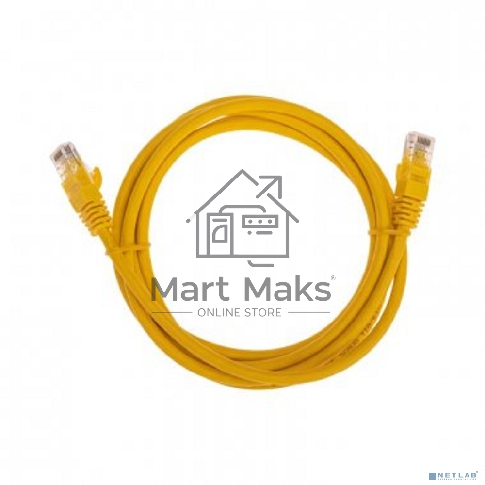 Патч-корд U/UTP Rexant категория 6, RJ45-RJ45, неэкранированный, 26AWG, LSZH, желтый, 2 м