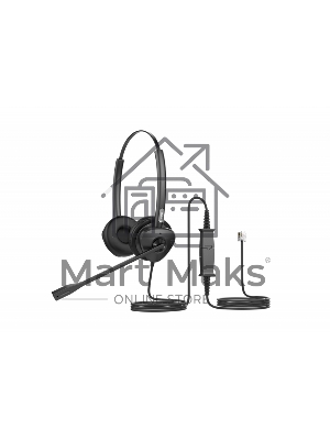 Бинауральная USB-гарнитура Fanvil HT302, стерео, HD звук, переходник QD на RJ9