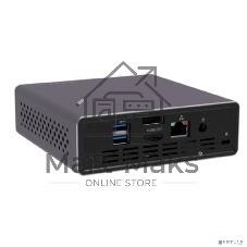 Мини ПК Digma Pro Minimax U1 i3 1215U (1.2) 16Gb SSD512Gb UHDG Windows 11 Pro GbitEth WiFi BT 60W темно-серый/черный (DPP3-ADXW03)
