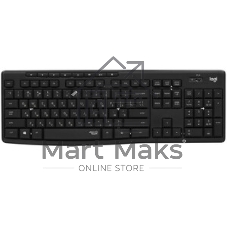 Комплект клавиатура+мышь Logitech MK295 беспроводной, USB, чёрный