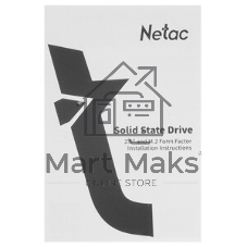 Накопитель SSD Netac NV2000, 256Gb, PCIe 3.0 x4, M.2 2280, NVMe, R/W 2500/1000
