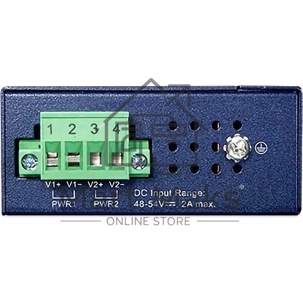 Медиаконвертер PLANET IP30 Compact size 2-Port 100/1000X SFP + 2-Port 10/100/1000T 802.3at PoE+ Media Converter (-40~75 degrees C, dual 48~54V DC, max. 60W PoE budget)