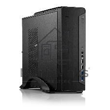 Корпус Foxline FL-418-SFX400-U32C, Slim-Desktop, чёрный