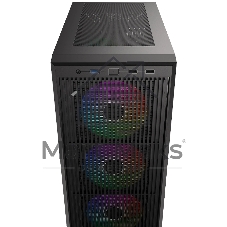 Корпус Case ID-Cooling WARE 300 ARGB Black mATX/win TG/ 4 fans/ Type C/ CPU 160mm/ GPU 320mm/ no PSU