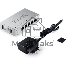 Коммутатор ZYXEL GS1200-5V3-EU0101F, 5×1 Гбит/с, управляемый