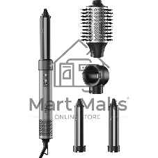 Фен-щетка Haier HHS-602 графитовый, 1400 Вт, 25 мм