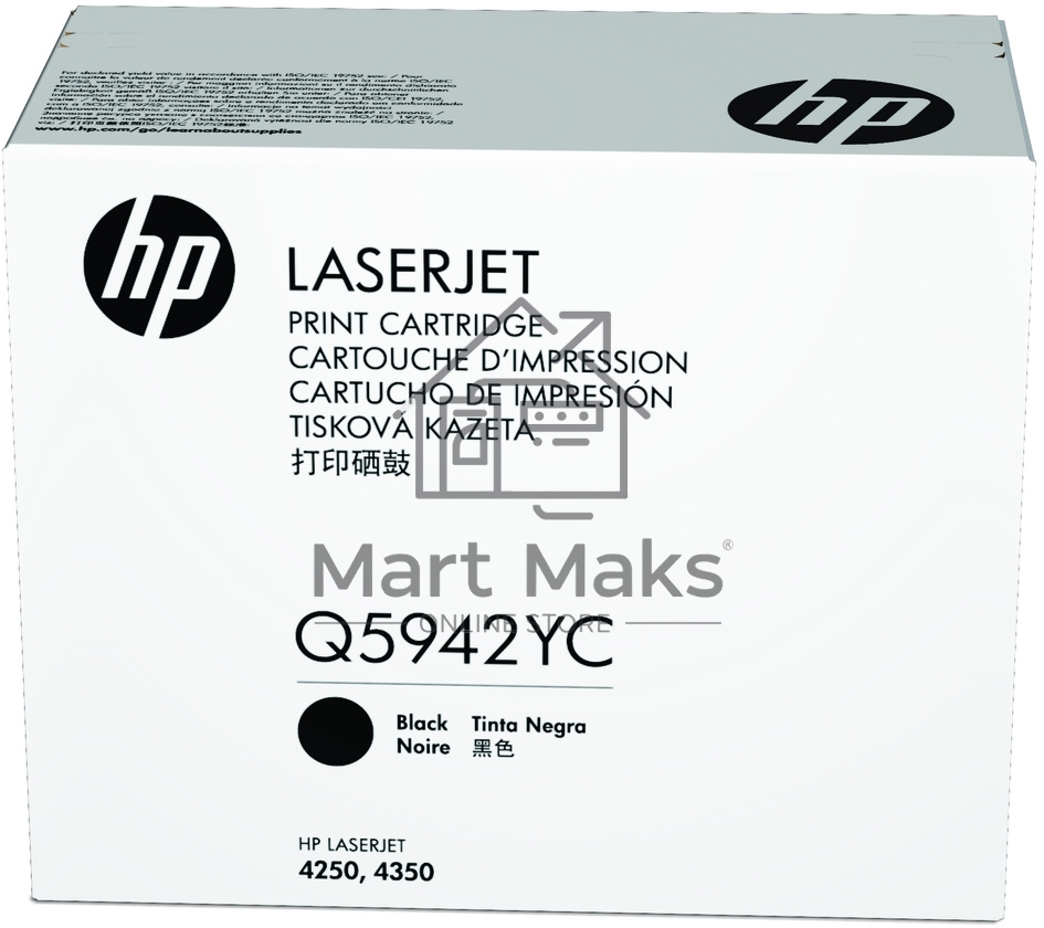 Контрактный Картридж лазерный HP 42Y черный Contract LJ Toner Cartridge