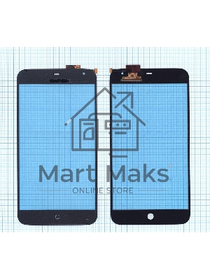 Сенсорное стекло (тачскрин) для Meizu MX3 черное