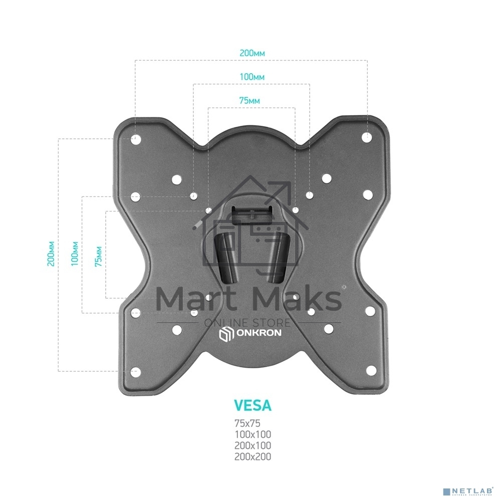 Кронштейн ONKRON M3S для телевизора 17
