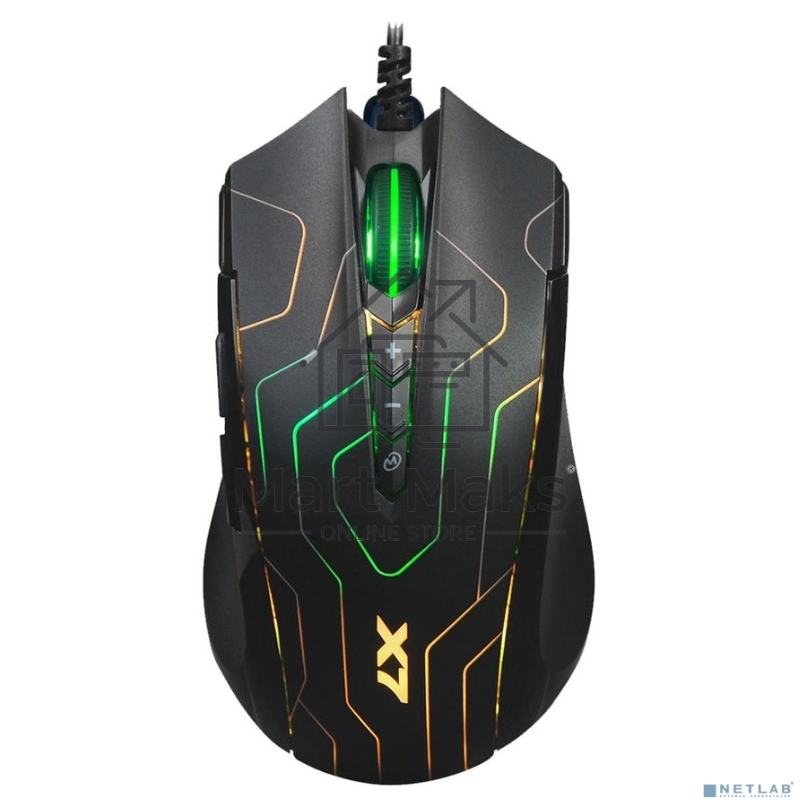 Мышь проводная A4Tech X89 Maze черный, 2400 dpi, USB, кнопки - 8