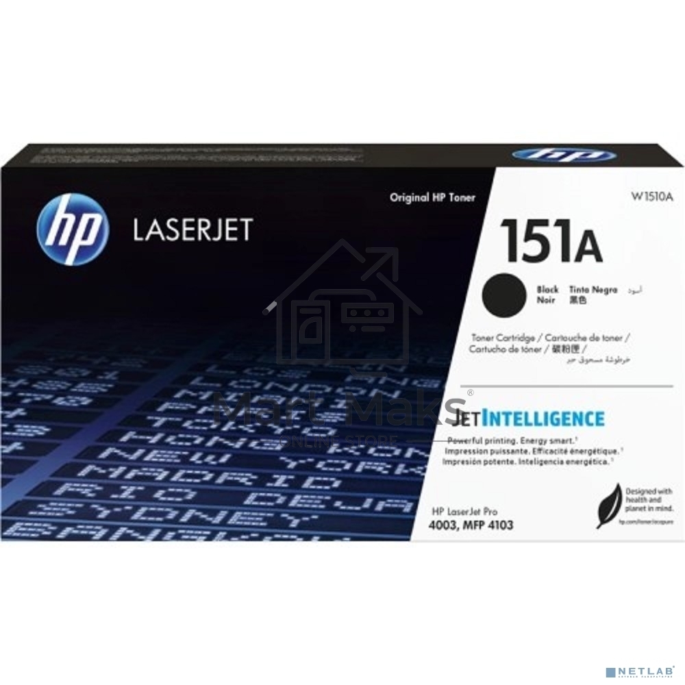 Картридж лазерный HP 151A W1510A черный (3050стр.) для HP HP LJ pro 4003, MFP 4103