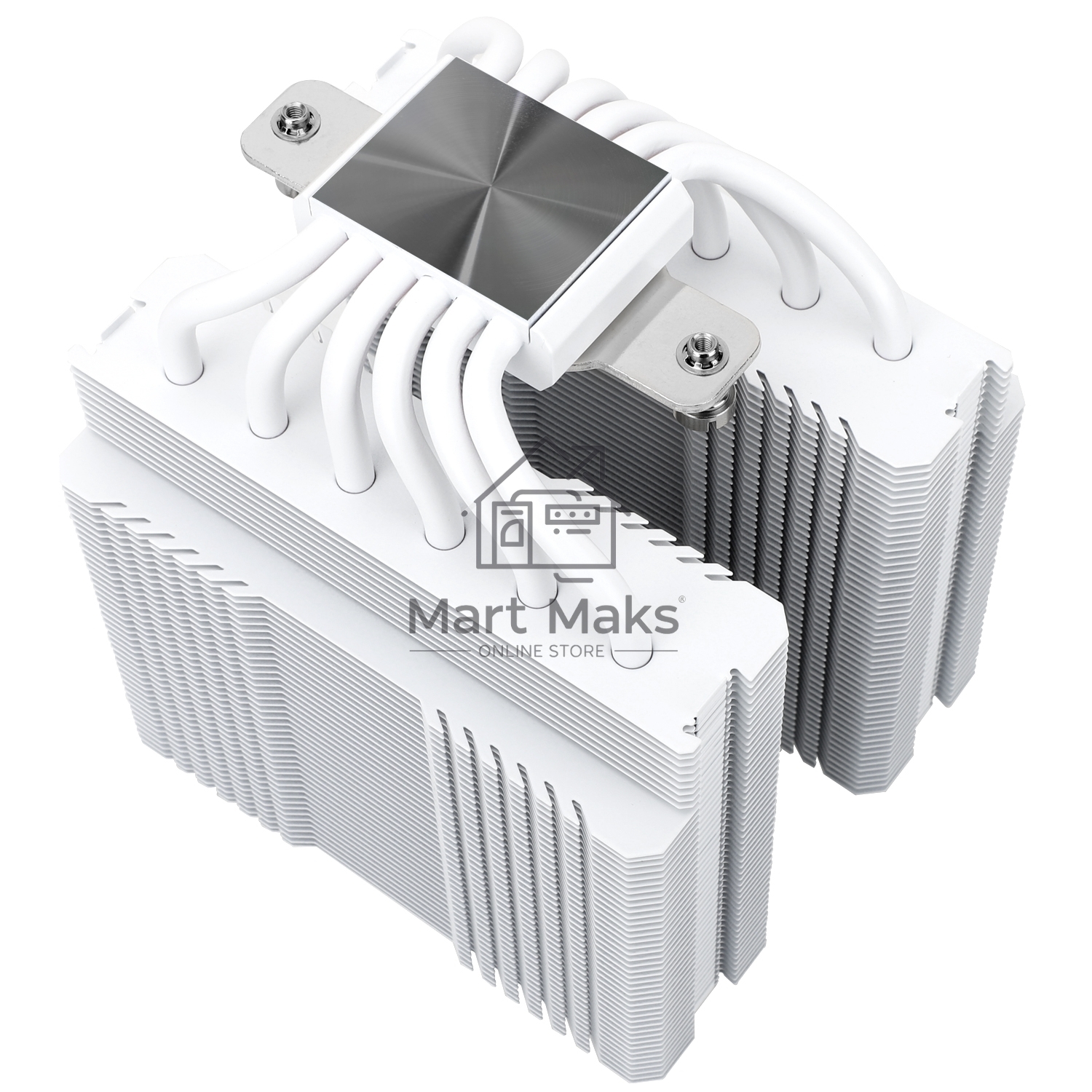 Кулер для процессора Thermalright Peerless Assassin 120 SE White ARGB (4-pin PWM, 155mm, Ni/CU, 6x6mm, ARGB, 2x120mm, 66.17CFM, 25.6dBA, 1550RPM, S: 1700, 1200, 115X, AM5, AM4)