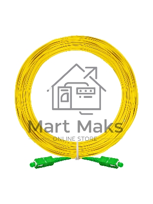 Патч-корд волоконно-оптический ExeGate FC-S-9-SC/APC-SC/APC-20M-LSZH (Шнур ВО SM 9/125 (OS2/G.652.D), SC/APC-SC/APC, Simplex, LSZH, 20 м)